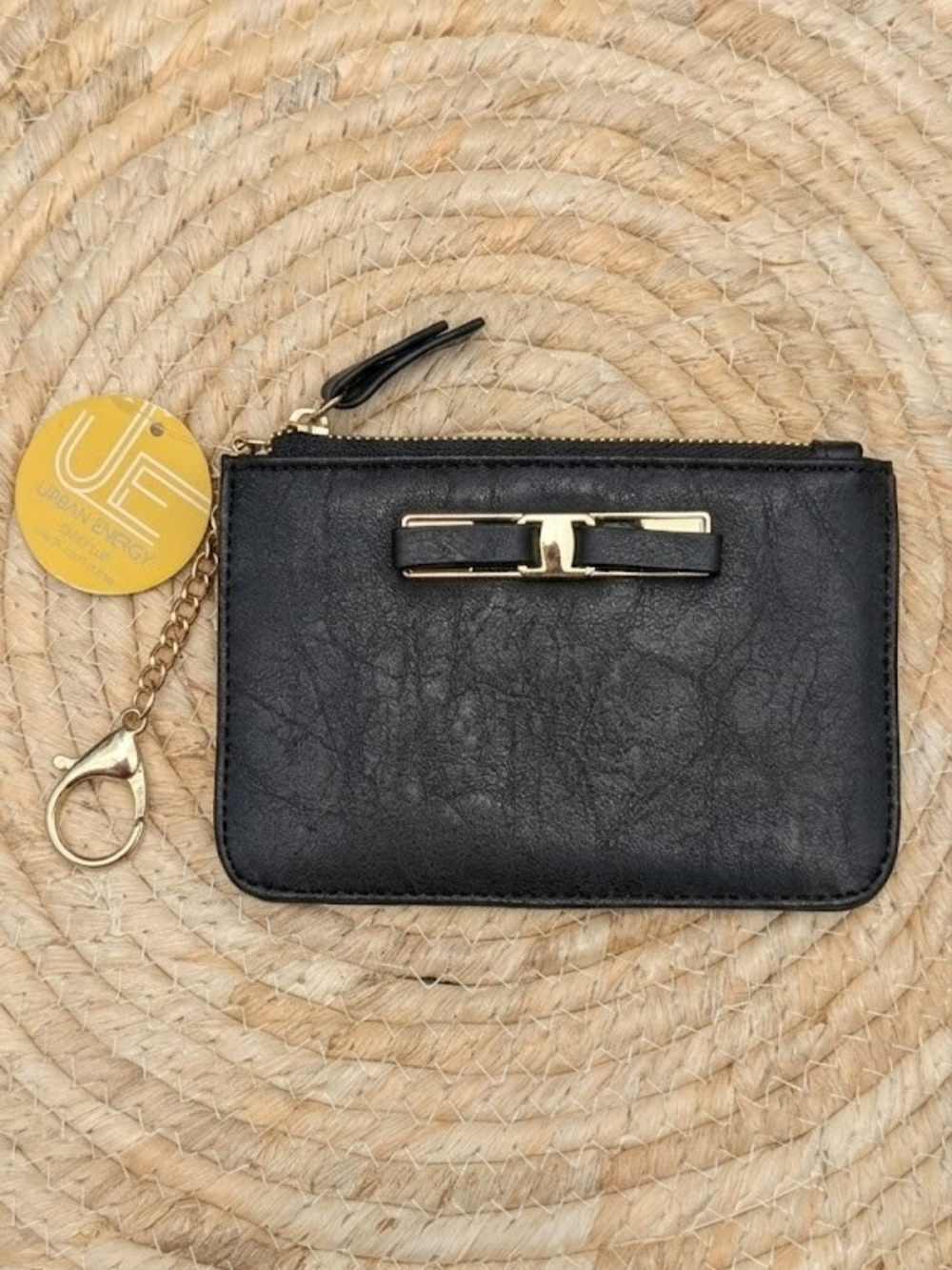 NWT Bow Wallet Coin Purse Coquette Soft Goth Keychain Travel Minimalist